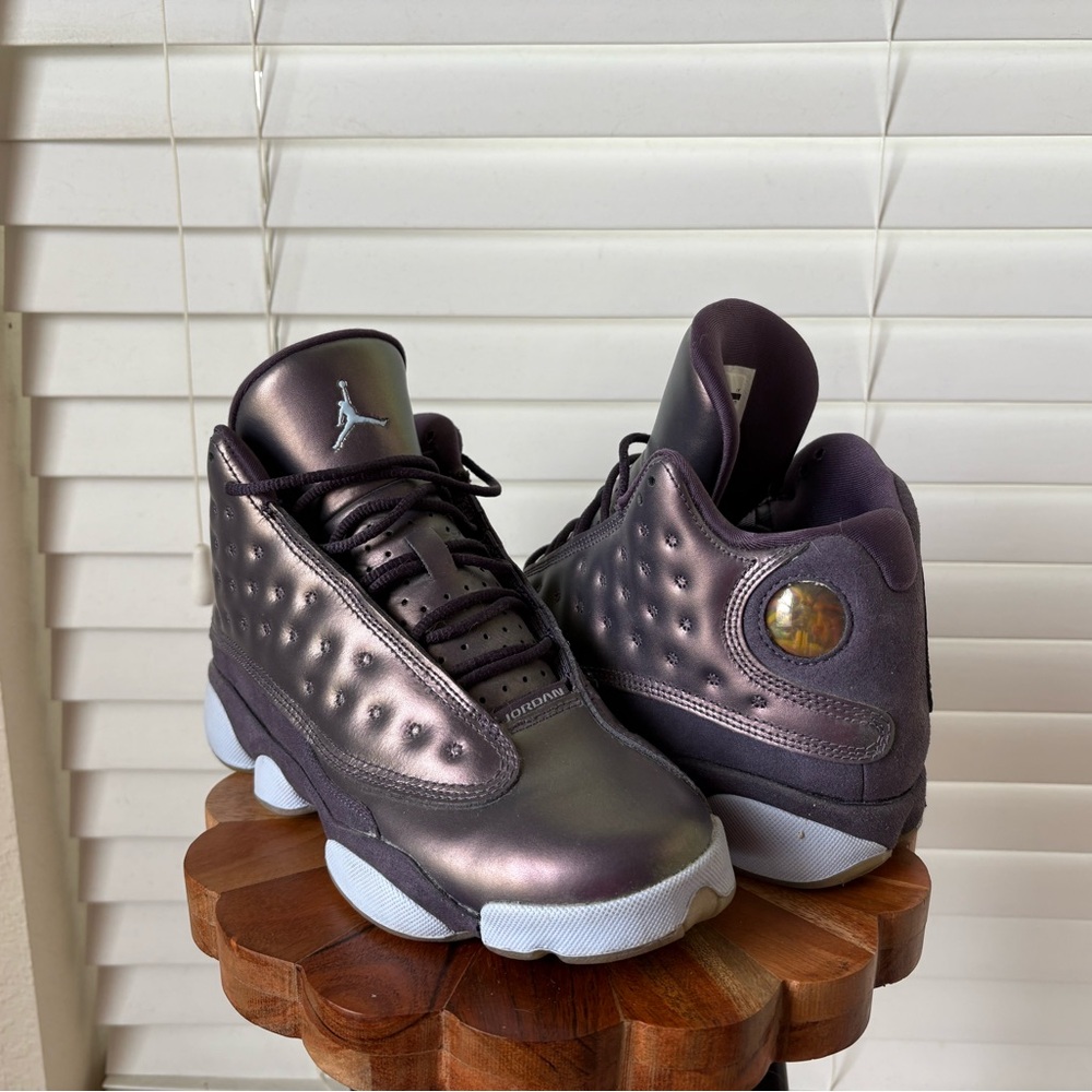 Jordan Kids Metallic Gray Sneakers